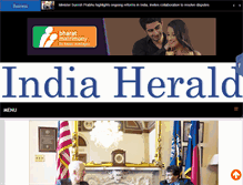 Tablet Screenshot of india-herald.com